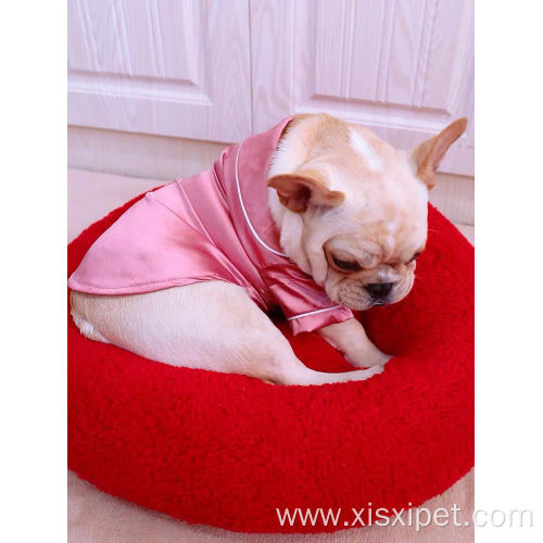 Direct Wholesale Luxury Silk Dog Cat Pet Clothes